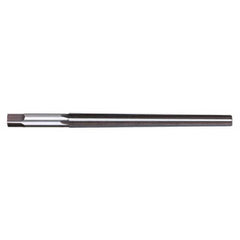Titan USA - Taper Pin Reamers; Taper Pin Size (Number): #5 (Wire); Small End Diameter (Decimal Inch): 0.2409 ; Reamer Diameter (Decimal Inch): 0.2994 ; Flute Type: Straight ; Shank Type: Straight ; Overall Length (Inch): 4-5/16 - Exact Tooling