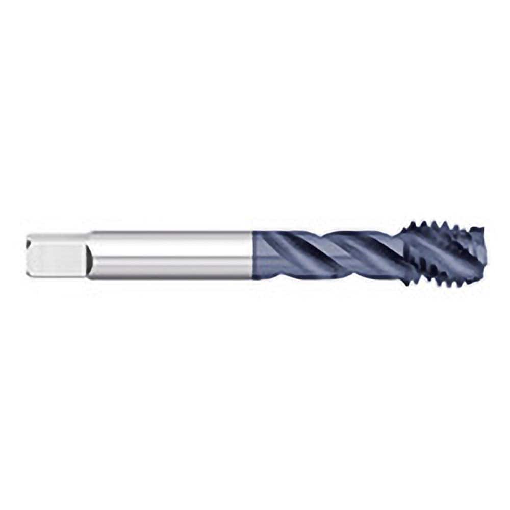 Titan USA - Spiral Flute Taps; Thread Size (Inch): 5/16-18 ; Chamfer: Semi-Bottoming ; Class of Fit: 2B/3B ; Thread Limit: H3 ; Number of Flutes: 3 ; Material: Powdered Metal - Exact Tooling