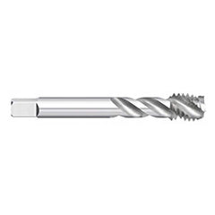 Titan USA - Spiral Flute Taps; Thread Size (Inch): 7/16-20 ; Chamfer: Semi-Bottoming ; Class of Fit: 2B/3B ; Thread Limit: H5 ; Number of Flutes: 3 ; Material: Powdered Metal - Exact Tooling
