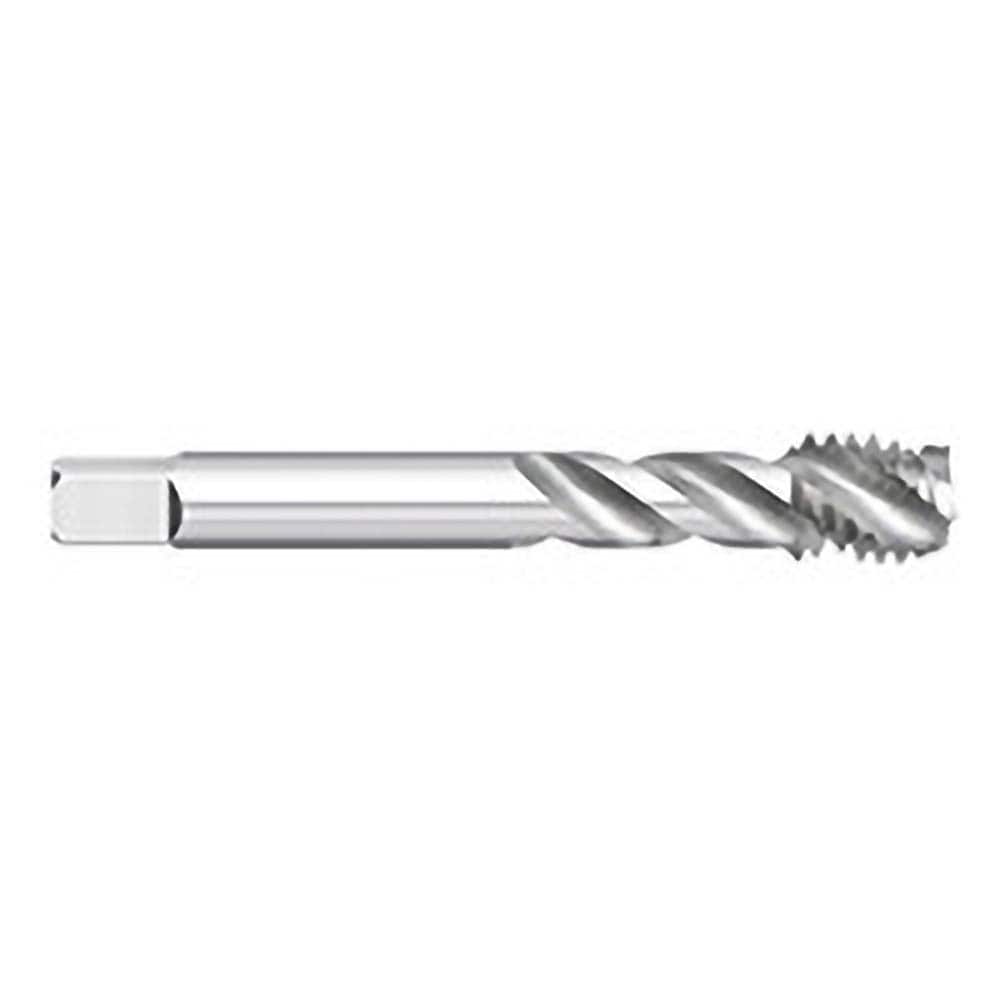 Titan USA - Spiral Flute Taps; Thread Size (Inch): 5/8-11 ; Chamfer: Semi-Bottoming ; Class of Fit: 2B ; Thread Limit: H6 ; Number of Flutes: 4 ; Material: Powdered Metal - Exact Tooling