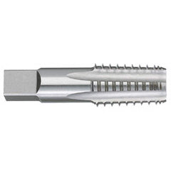 Titan USA - 1/8-27 5-Flute Uncoated High Speed Steel Standard Flute Tap - Exact Tooling