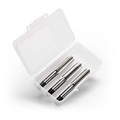 Titan USA - Tap Sets; Thread Size: M5x0.8 ; Number of Flutes: 4 ; Chamfer: Bottoming; Plug; Taper ; Material: High Speed Steel ; Finish/Coating: Uncoated ; Thread Direction: Right Hand - Exact Tooling