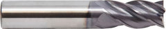 M.A. Ford - 1", 4 Flute, Solid Carbide, 0.03" Corner Radius End Mill - 4" OAL, 1-1/2" LOC - Exact Tooling