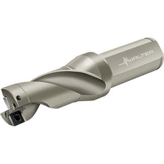Walter - 90mm Max Drill Depth, 2xD, 45mm Diam, Indexable Insert Drill - 2 Inserts, 40mm Shank Diam, Flange Shank - Exact Tooling