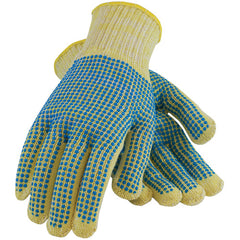 ‎08-K252/XL Gloves w/Kevlar Brand - Kevlar/Cotton Plated - 7 Gauge - M. Wt - ANSI2 - Dots 2 Sides - Exact Tooling