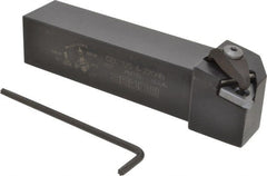 Seco - External Thread, Left Hand Cut, 1-1/4" Shank Width x 1-1/4" Shank Height Indexable Threading Toolholder - 6" OAL, 22EL Insert Compatibility, CE Toolholder, Series Snap Tap - Exact Tooling