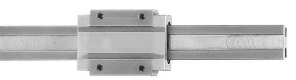 Igus - 1,000mm OAL x 15mm Overall Width x Self Lubricated Linear Guide Systems - 40mm Between Holes - Exact Tooling