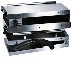 Suburban Tool - 12" Long x 8" Wide x 6-13/16" High, Compound, Series S2, Fine Pole, Steel Sine Plate & Magnetic Chuck Combo - 0.0002" Tolerance, Square to 0.0003", (2) Hardened & Ground Rails, (2) Locking Straps, (2) Rails & Handle - Exact Tooling