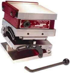 Suburban Tool - 6" Long x 6" Wide x 5-3/8" High, Compound, Series S1, Standard Pole, Sine Plate & Magnetic Chuck Combo - 0.0002" Tolerance, Square to 0.0002" - Exact Tooling