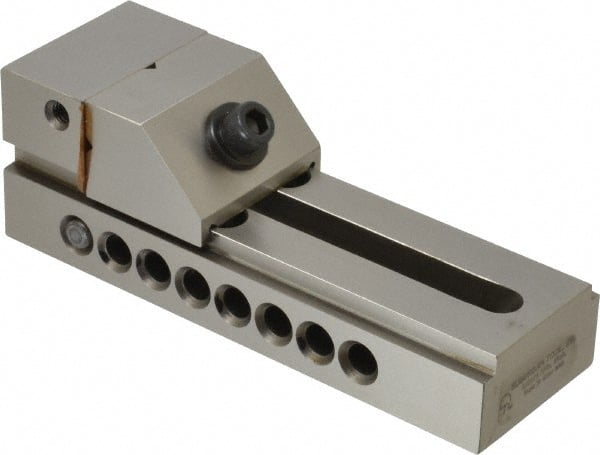 Suburban Tool - 2" Jaw Width, 3-1/4" Jaw Opening Capacity, 1" Jaw Height, Toolmaker's Vise - Flat Jaw, 0.0002" Parallelism, 0.0002" Squareness, 5-7/8" OAL x 2" OAW x 2" OAH - Exact Tooling