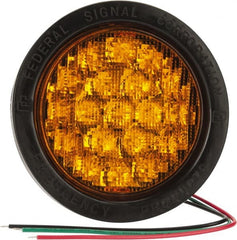 Federal Signal Emergency - 71 FPM, Grommet Mount Emergency Light Assembly - Amber - Exact Tooling