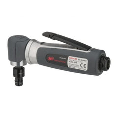 Ingersoll-Rand - 1/4" Collet, Angle Handle, Straight Air Die Grinder - 20,000 RPM, Rear Exhaust, 32 CFM, 0.3 hp, 620 kPa, 1/4 NPT - Exact Tooling