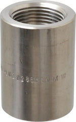 Merit Brass - 1 x 1/2" Grade 304/304L Stainless Steel Pipe Reducer Coupling - FNPT x FNPT End Connections, 3,000 psi - Exact Tooling