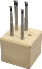 Everede Tool - 7/32" Min Diam Smallest Bar, 3/8" Min Diam Largest Bar, Carbide Indexable Boring Bar Set - 1-7/16, 1-5/8, 1-3/4, 6" Max Bore Depth - Exact Tooling