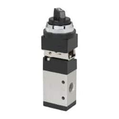 ARO/Ingersoll-Rand - 1/4" NPT Manual Mechanical Valve - 3-Way, 2 Position, Selector/Manual & 0.7 CV Rate - Exact Tooling