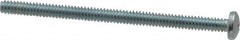 Value Collection - #10-24 UNC, 3" Length Under Head Phillips Drive Machine Screw - Pan Head, Grade 2 Steel, Zinc-Plated Finish, Without Washer - Exact Tooling