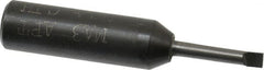 APT - 1/8" Min Bore Diam, 5/8" Max Bore Depth, 3/8 Shank Diam, Boring Bar - Right Hand Cut, Solid Carbide, Bright Finish - Exact Tooling
