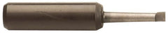 APT - 3/32" Min Bore Diam, 15/32" Max Bore Depth, 1/2 Shank Diam, Boring Bar - Right Hand Cut, Solid Carbide, Bright Finish - Exact Tooling