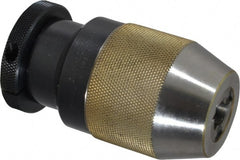 Albrecht - JT6, 1/32 to 1/2" Capacity, Steel Tapered Mount Drill Chuck - Keyless, 2" Sleeve Diam, 3.56" Open Length - Exact Tooling