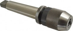 Albrecht - 4MT, 1/32 to 1/2" Capacity, Steel Integral Shank Drill Chuck - Keyless, Taper Shank, 2" Sleeve Diam, 3-7/16" Open Length - Exact Tooling