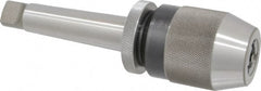 Albrecht - 3MT, 1/32 to 1/2" Capacity, Steel Integral Shank Drill Chuck - Keyless, Taper Shank, 2" Sleeve Diam, 3-3/8" Open Length - Exact Tooling