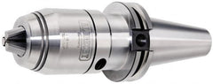Albrecht - CAT50, 1/32 to 5/8" Capacity, Steel Integral Shank Drill Chuck - Keyed, Taper Shank, 1.97" Sleeve Diam, 3.31" Open Length - Exact Tooling