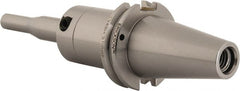 Kennametal - CAT40 Taper Shank, 1/4" Hole Diam, Hydraulic Tool Holder/Chuck - 13.72mm Nose Diam, 169.93mm Projection, 26.92mm Clamp Depth, 15,000 RPM, Through Coolant - Exact Tooling