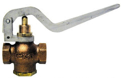 Kingston - 3/8" Pipe, 400 Max psi, Buna N Disc, Self Closing Control Valve - Balanced Valve Squeeze Lever, FNPT x FNPT End Connections - Exact Tooling