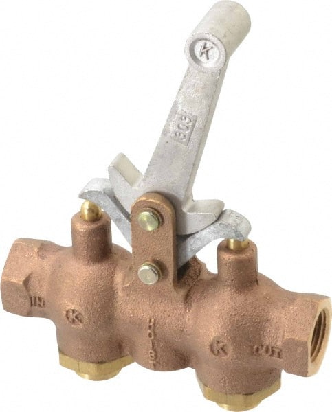 Kingston - 1/2" NPT Hoist Control Valve - Dead Man Style Lever & 200 Max psi - Exact Tooling