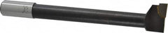 Interstate - 1-5/8" Min Bore Diam, 7-1/2" Max Bore Depth, 1 Shank Diam, Boring Bar - Right Hand Cut, Carbide-Tipped, Bright Finish - Exact Tooling