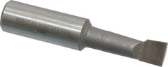 Interstate - 3/8" Min Bore Diam, 1-1/8" Max Bore Depth, 1/2 Shank Diam, Boring Bar - Right Hand Cut, Cobalt, Bright Finish - Exact Tooling