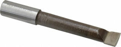 Interstate - 5/8" Min Bore Diam, 3-1/8" Max Bore Depth, 5/8 Shank Diam, Boring Bar - Right Hand Cut, Cobalt, Bright Finish - Exact Tooling