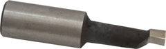 Interstate - 1/2" Min Bore Diam, 1-1/2" Max Bore Depth, 3/4 Shank Diam, Boring Bar - Right Hand Cut, Cobalt, Bright Finish - Exact Tooling