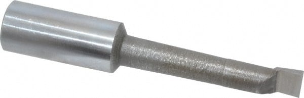 Interstate - 1/2" Min Bore Diam, 2-1/2" Max Bore Depth, 3/4 Shank Diam, Boring Bar - Right Hand Cut, Cobalt, Bright Finish - Exact Tooling