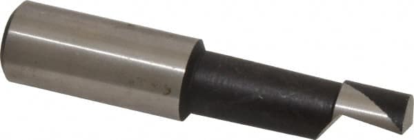 Interstate - 3/4" Min Bore Diam, 2-1/4" Max Bore Depth, 3/4 Shank Diam, Boring Bar - Right Hand Cut, Cobalt, Bright Finish - Exact Tooling