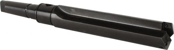 Allied Machine and Engineering - Series 5, 2-1/2 to 3-1/2" Diam, 5MT Taper Shank, Straight Flute Spade Drill - 10-3/4" Max Depth, 15-5/16" Body Length, 20-15/16" OAL, Standard Length, Through Coolant - Exact Tooling