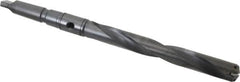 Allied Machine and Engineering - Series 2, 31/32 to 1-3/8" Diam, 3MT Taper Shank, Helical Flute Spade Drill - 7-3/8" Max Depth, 10-15/64" Body Length, 13-25/32" OAL, Standard Length, Through Coolant - Exact Tooling