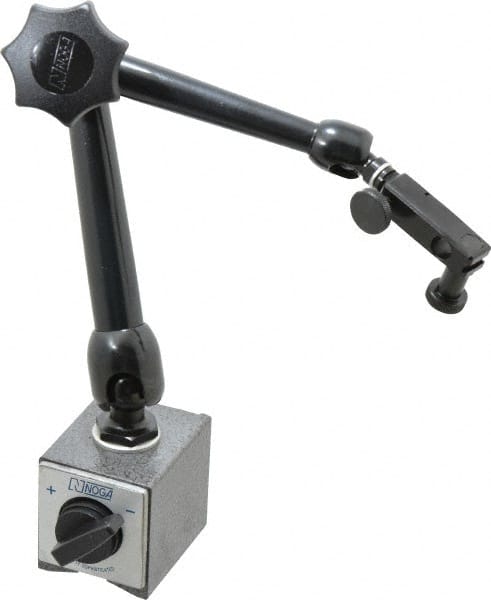 Noga - Fine Adjustment Indicator Positioner & Holder - Articulated Arm, 55mm Base Height - Exact Tooling