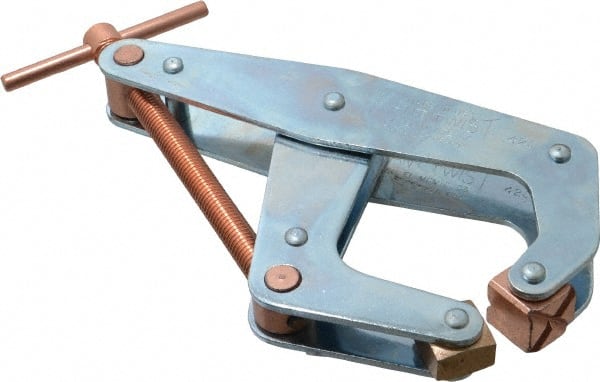 Kant Twist - 2,000 Lb, 6" Max Opening, 2-1/8" Open Throat Depth, 3-3/8" Closed Throat Depth, Cantilever Clamp - High Tensile Steel Jaw, T-Handle, 8-1/4" OAL, 8-1/4" Max Width - Exact Tooling