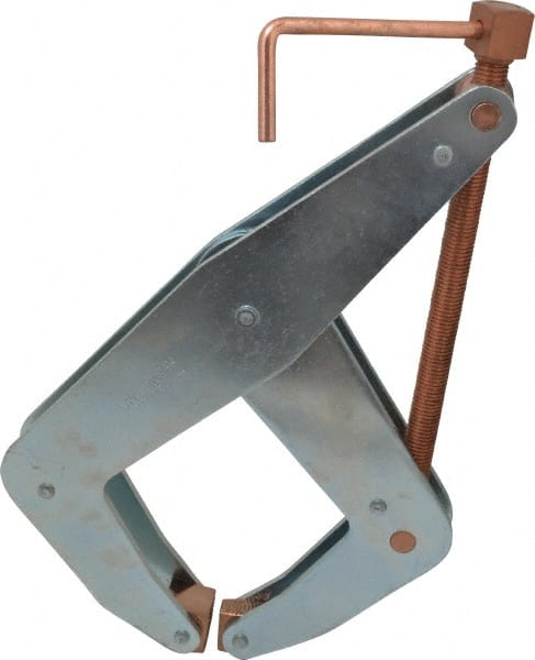 Kant Twist - 6,000 Lb, 12" Max Opening, 5" Open Throat Depth, 7" Closed Throat Depth, Cantilever Clamp - High Tensile Steel Jaw, T-Handle, 16-1/2" OAL, 16-1/2" Max Width - Exact Tooling