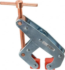 Kant Twist - 1,500 Lb, 3" Max Opening, 1-1/4" Open Throat Depth, 1-3/4" Closed Throat Depth, Cantilever Clamp - Polyurethane Jaw, T-Handle, 5-1/4" OAL, 5" Max Width - Exact Tooling