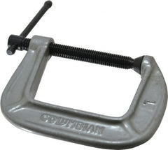 Wilton - Light-Duty 2-1/2" Max Opening, 2-1/2" Throat Depth, Ductile Iron Standard C-Clamp - 1,005 Lb Capacity, 0" Min Opening, Standard Throat Depth - Exact Tooling