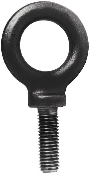 Made in USA - Steel, M10x1.50 Thread, Fixed Lifting Eye Bolt - Exact Tooling