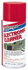 Berryman Products - Light Hydrotreated Naphtha Electrical Cleaner - 4.5 oz Aerosol Can - Exact Tooling