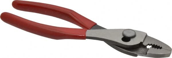 Proto - 6-11/16" OAL, 1-15/16" Jaw Length x 1-1/16" Jaw Width, Long Nose Wire Cutter Pliers - Standard Jaw, Thin Nose Head, Plastisol Handles - Exact Tooling