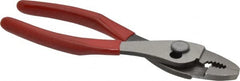 Proto - 6-11/16" OAL, 1-15/16" Jaw Length x 1-1/16" Jaw Width, Long Nose Wire Cutter Pliers - Standard Jaw, Thin Nose Head, Plastisol Handles - Exact Tooling