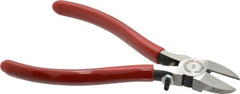 Proto - 6-1/16" OAL, Diagonal Cutter - 3/4" Jaw Length x 3/4" Jaw Width, Oval Head, Plastisol Handle - Exact Tooling