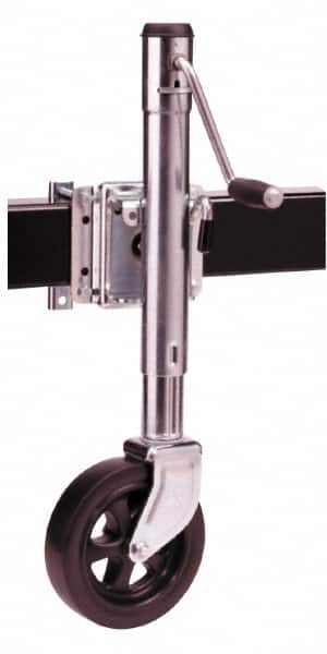 Fulton - Swivel Jack - 1,500 Lb Load Capacity, 8" Wheels - Exact Tooling