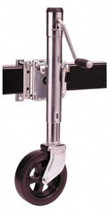 Fulton - Swivel Jack - 1,500 Lb Load Capacity, 8" Wheels - Exact Tooling