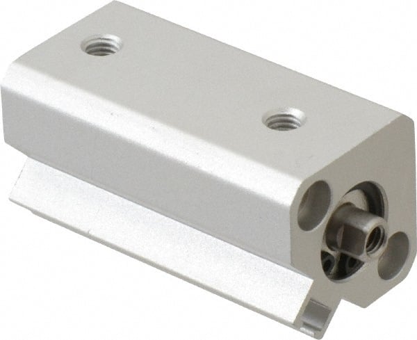 SMC PNEUMATICS - 3/4" Stroke x 1/2" Bore Double Acting Air Cylinder - 10-32 Port, 8-32 Rod Thread, 145 Max psi, 15 to 160°F - Exact Tooling